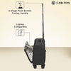 Carlton Southwark Laptop Folio On Wheels - Black