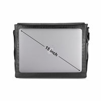Topaz Messenger Croc Black