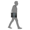 Topaz Messenger Croc Black