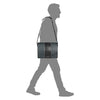 Topaz Messenger Croc Black