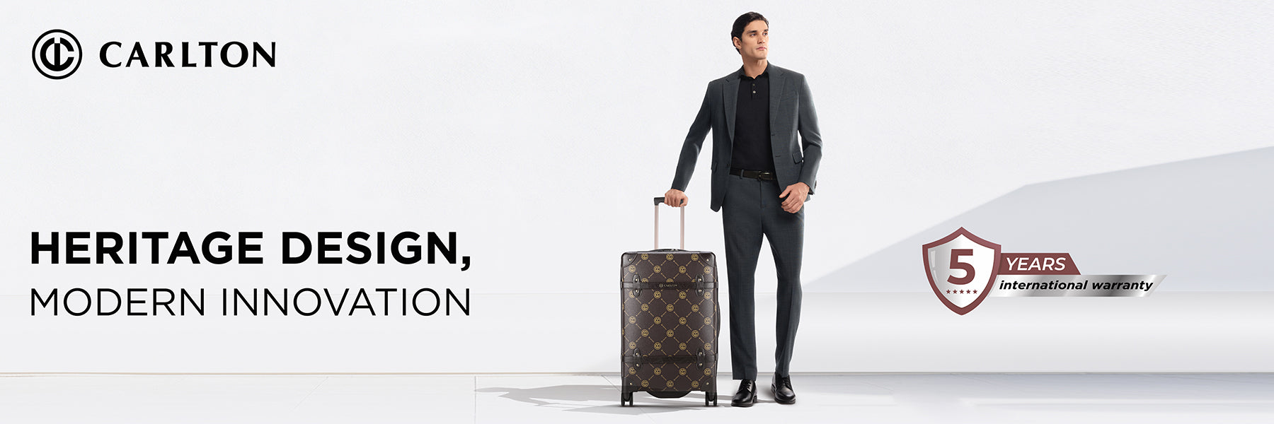 carlton travel suitcase